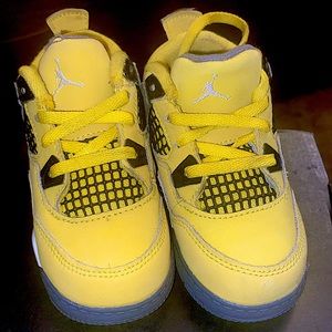 AIR JORDAN 4 RETRO TODDLERS LIGHTNING SIZE 8C